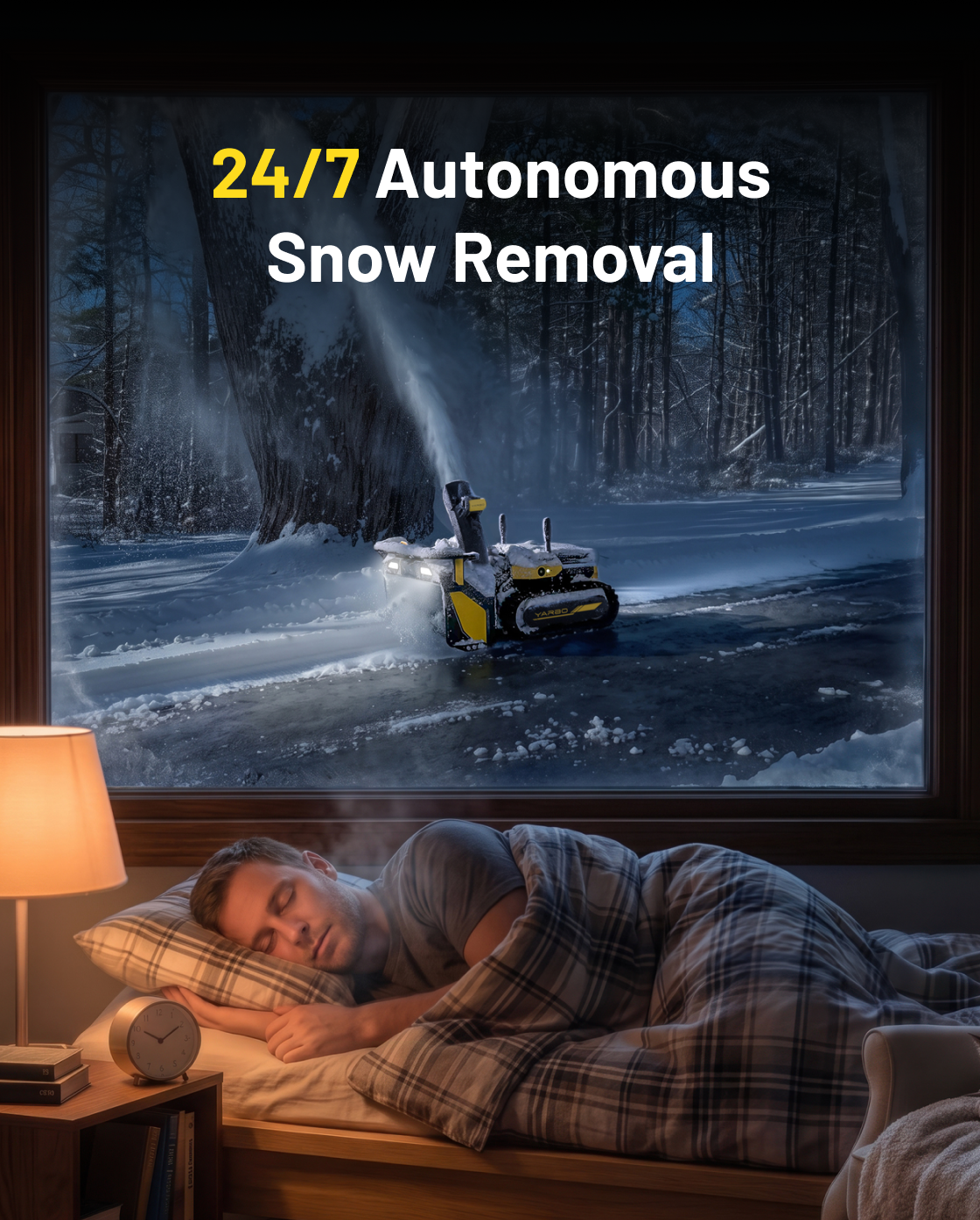 Yarbo Y40P Core with Snow Blower Module Gen 2