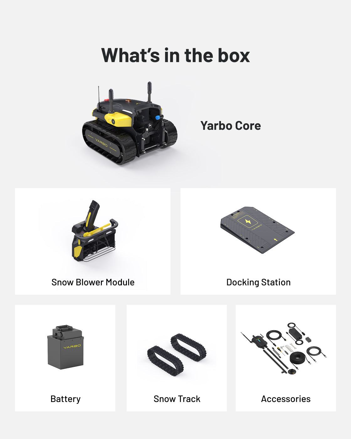 Yarbo Y40 Core with Snow Blower Module Gen 2