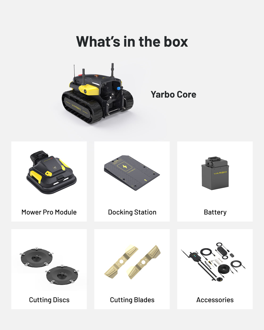 Yarbo Y40 Core with Lawn Mower Pro Module
