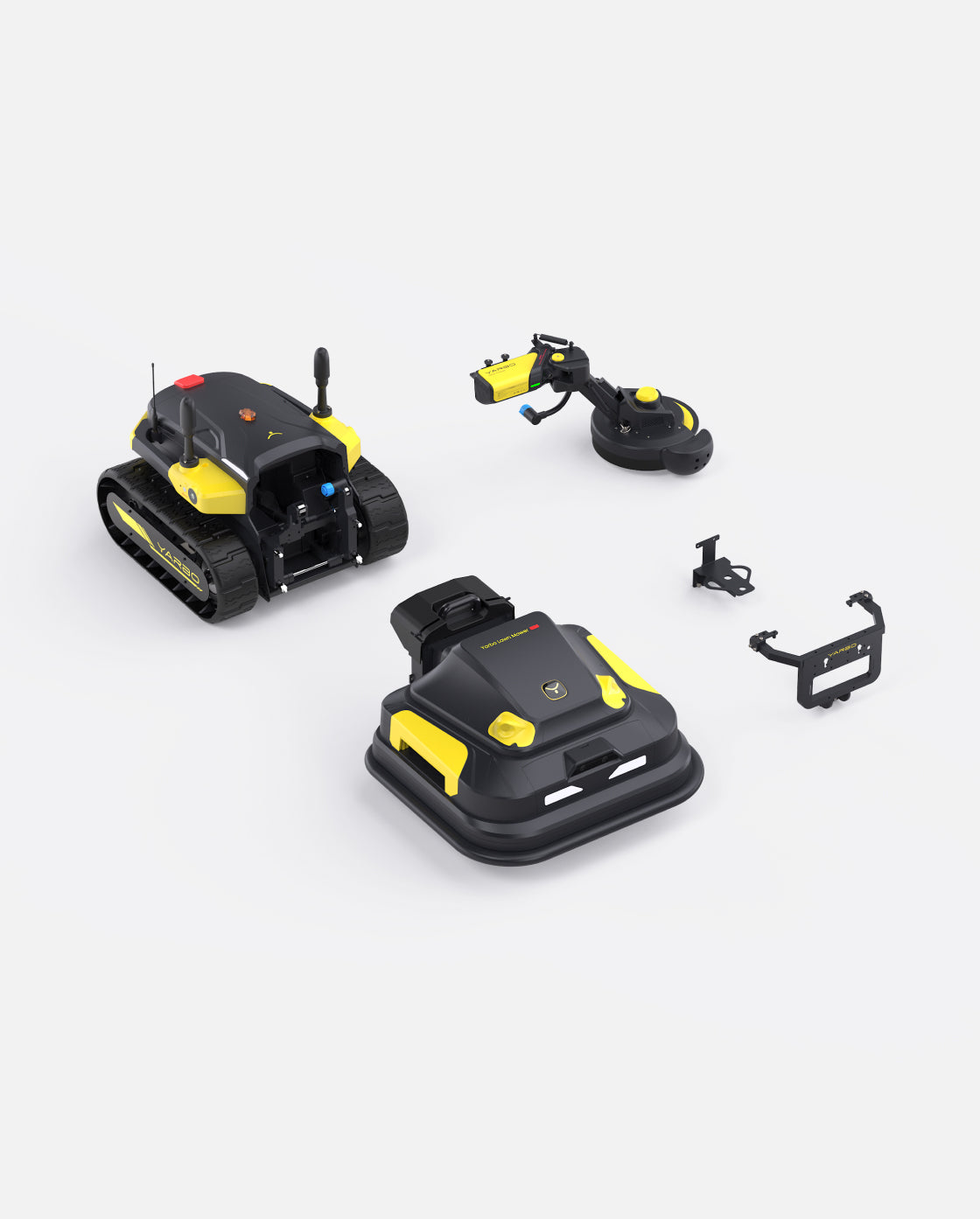 Yarbo Y40P Core with Lawn Mower Pro and Trimmer Modules