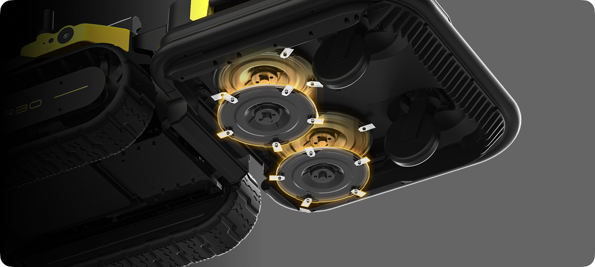 Industry-leading cutting width