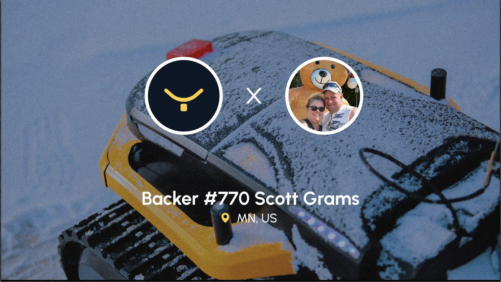 Yarbo Moments: Backer #770 Scott Grams