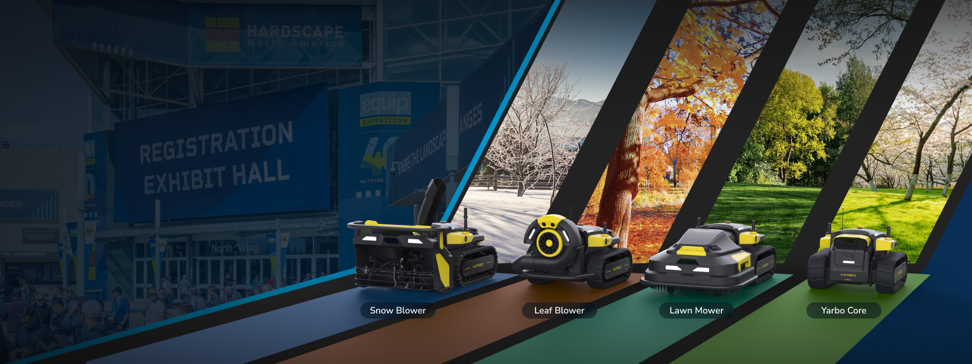 Yarbo modular lawn mower for all seasons