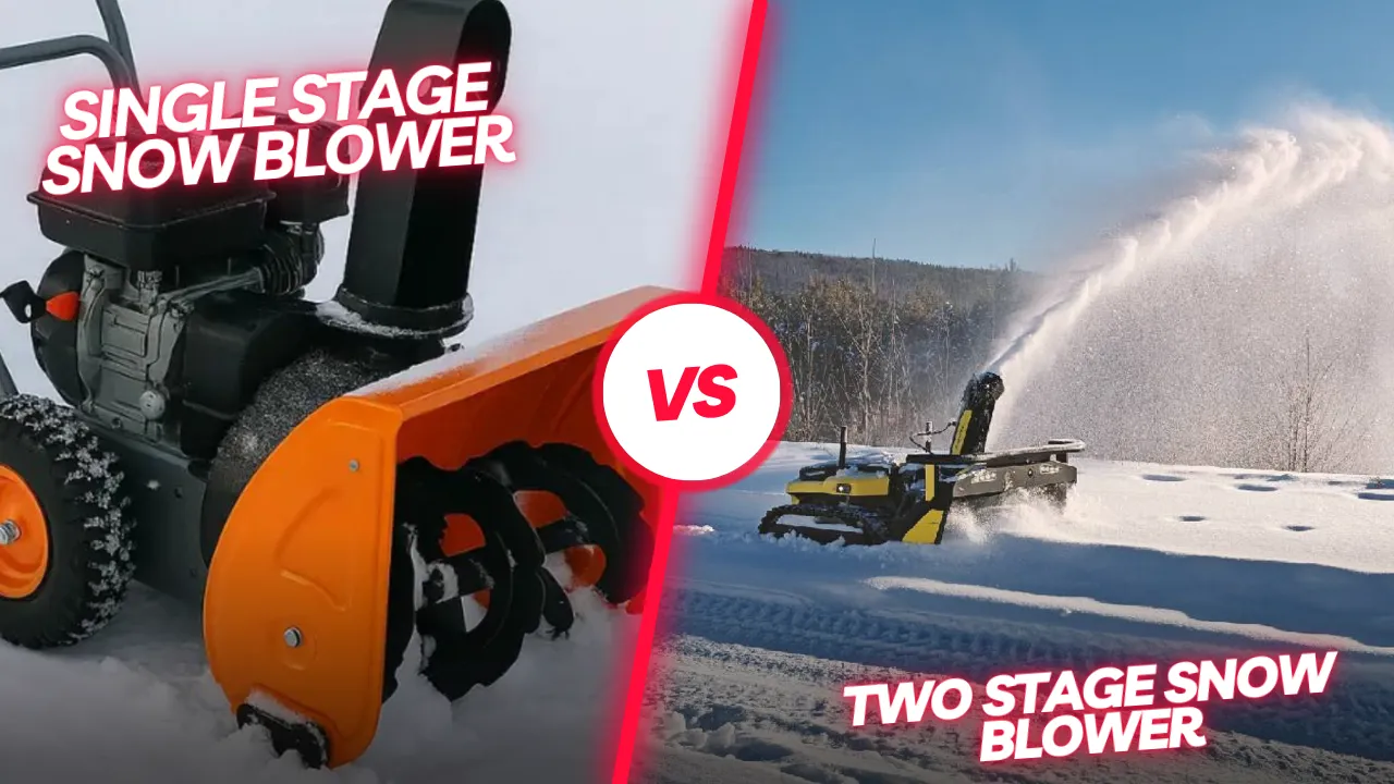 single vs two stage snow blower