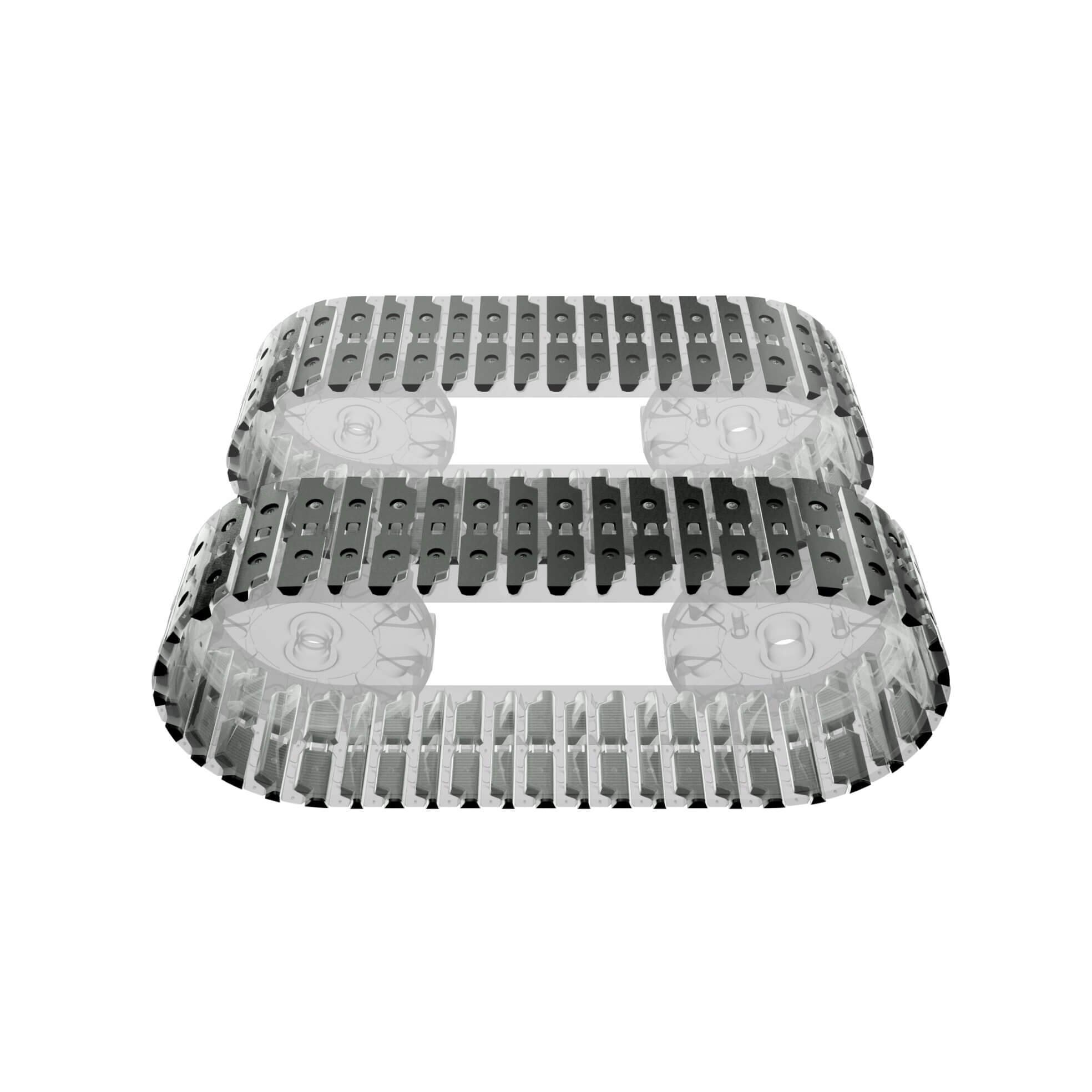 Kunststoffgefüllte Blöcke für Yarbo-Gleise