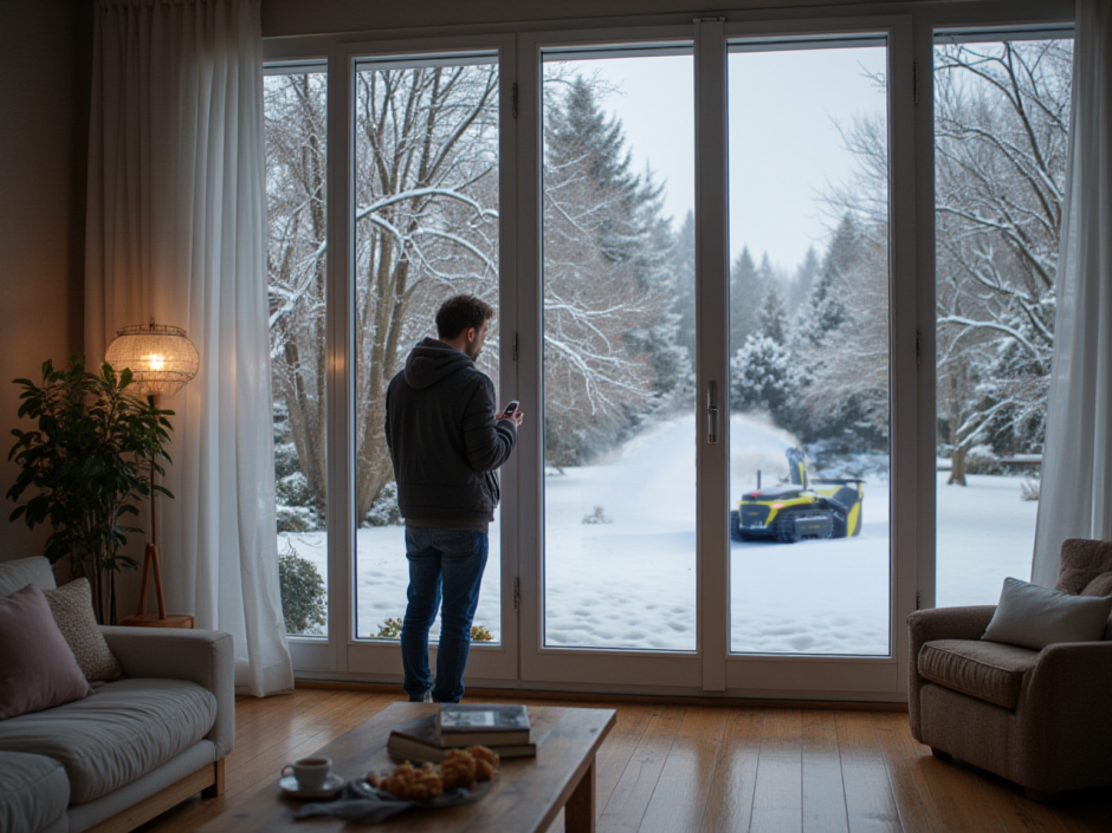 Remote operation with Yarbo