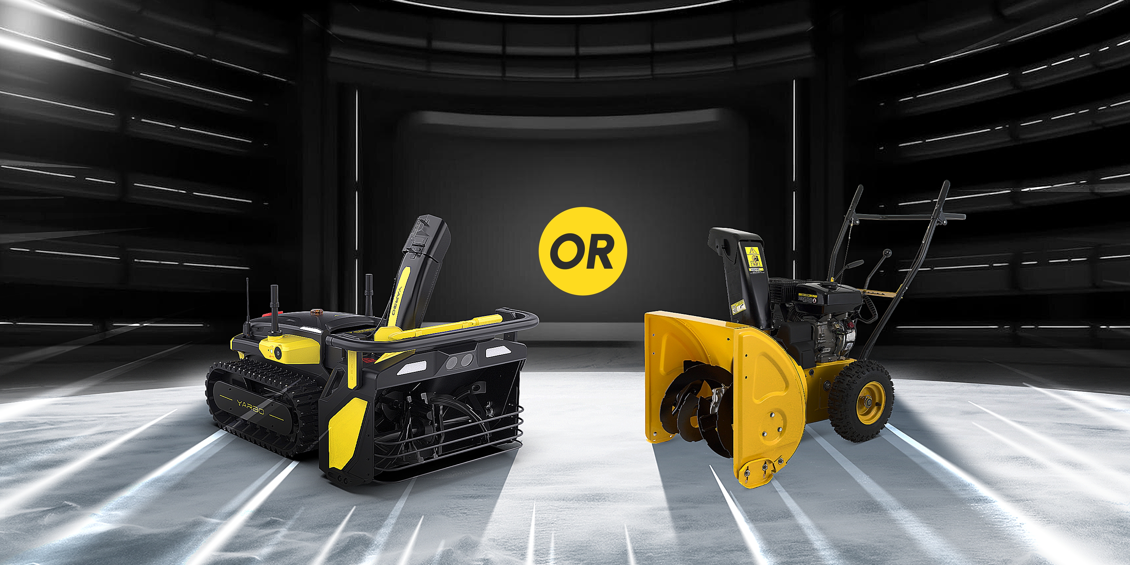 Gas vs. Yarbo Battery Snow Blowers