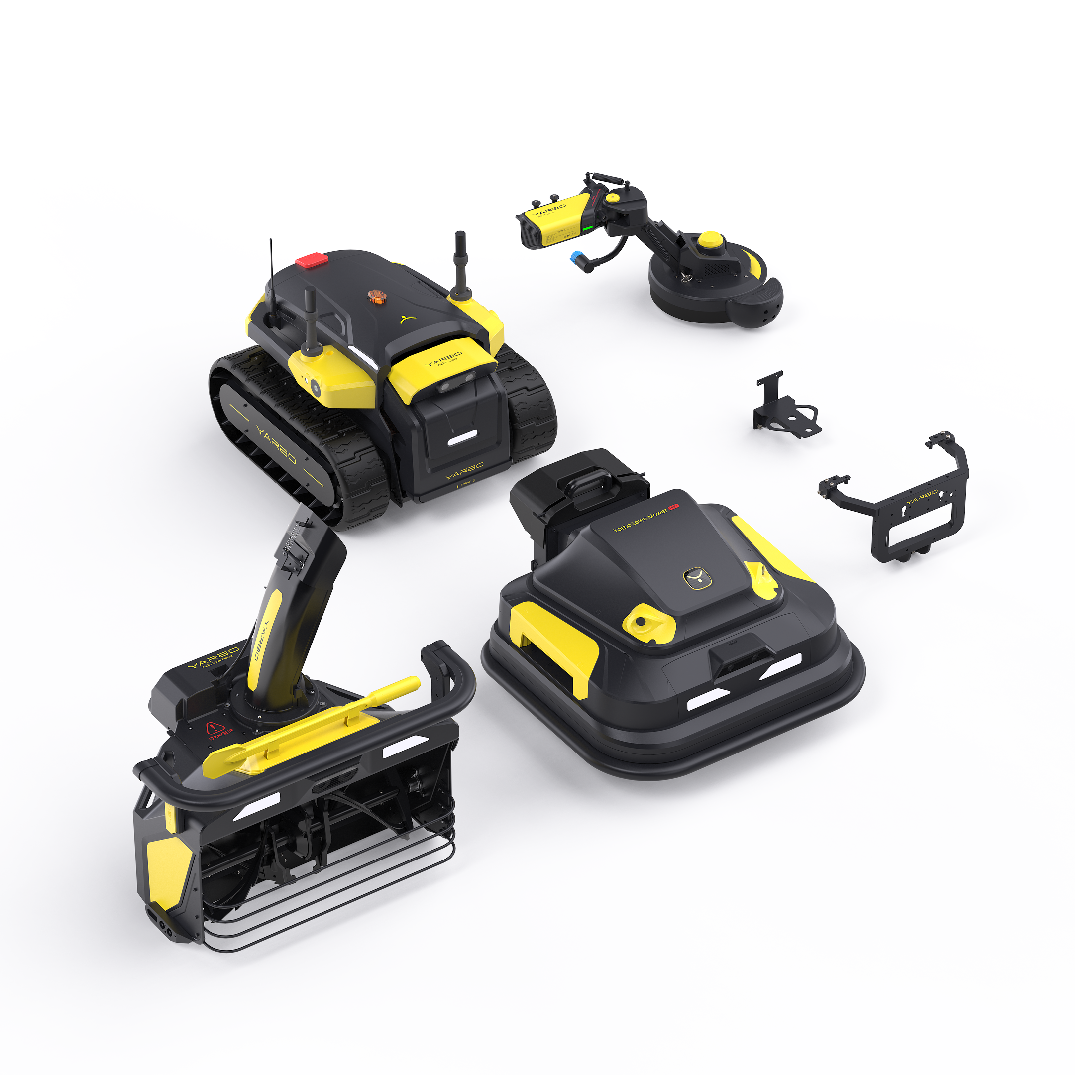 Yarbo Lawn Mower Pro + Snow Blower + Trimmer Package