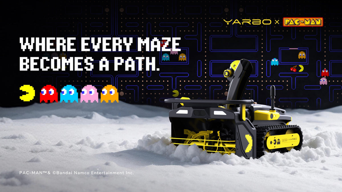 Yarbo and PAC-MAN Bring Arcade Nostalgia to Winter Yard Care