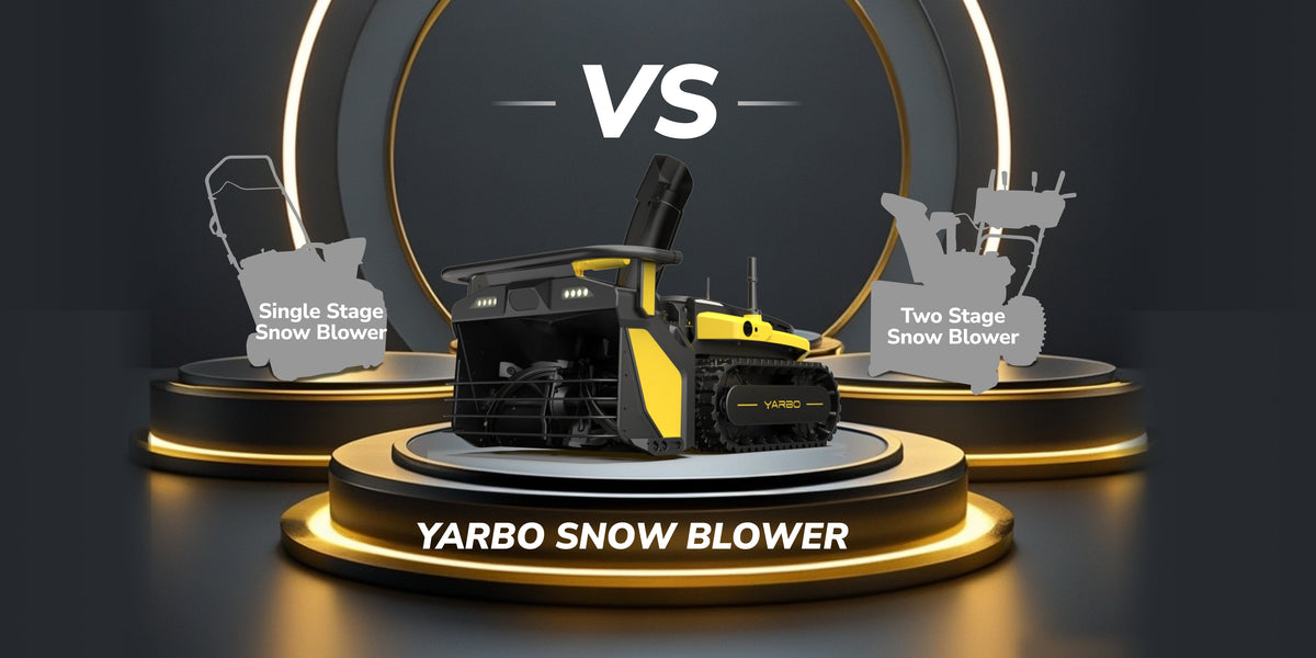 Single Stage vs 2 Stage Snow Blower: Which is Best for You? – Yarbo