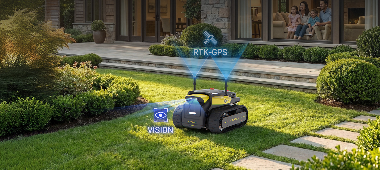 Yarbo Core stereo vision and RTK positioning