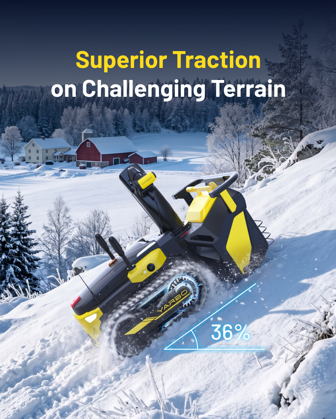 Yarbo Y40P Core with Snow Blower Module Gen 2