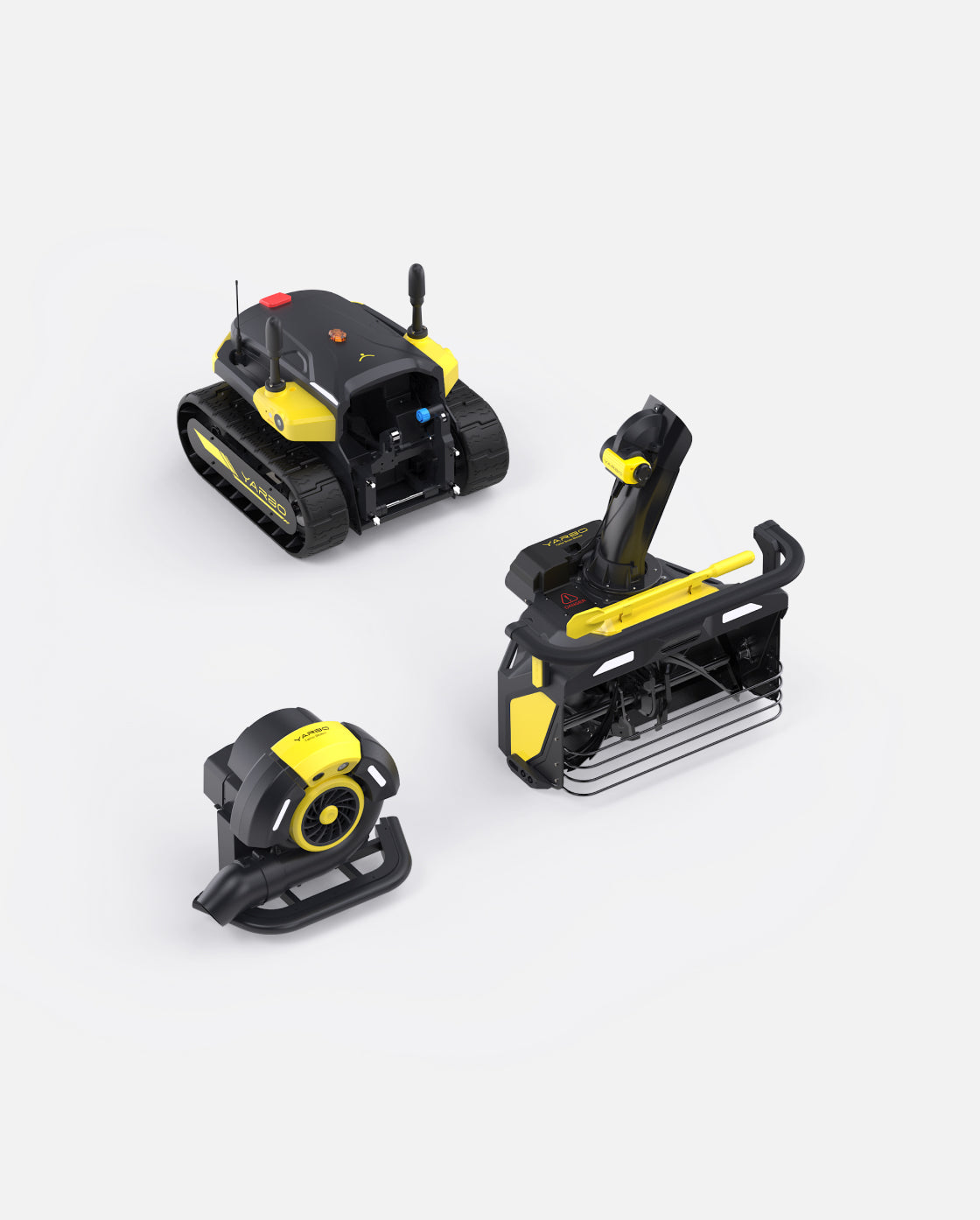 Yarbo Y40P Core with Snow Blower Gen 2 and Blower Modules