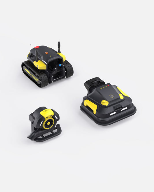 Yarbo Y40P Core with Lawn Mower Pro and Blower Modules