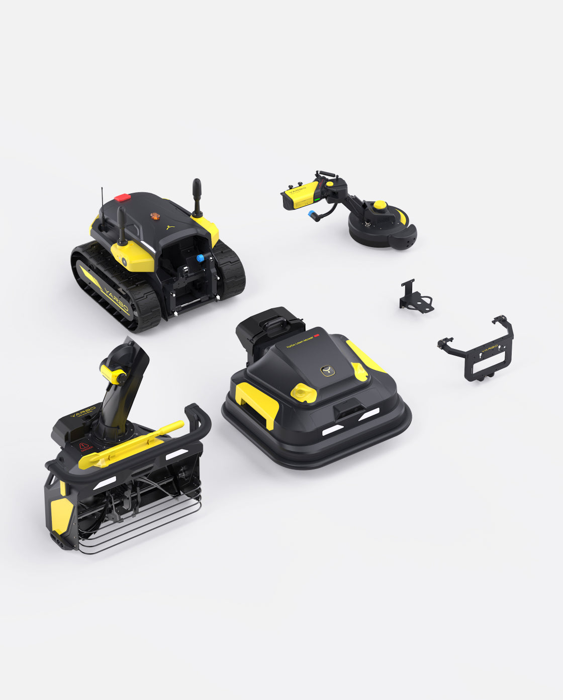 Yarbo Y40P Core with Snow Blower Gen 2, Lawn Mower Pro and Trimmer Modules