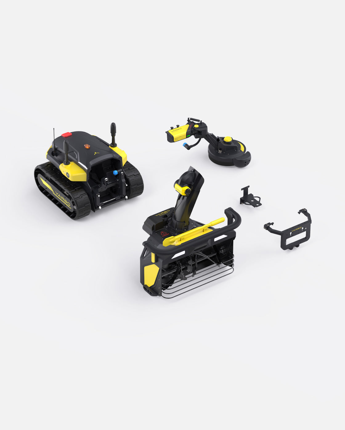 Yarbo Y40P Core with Snow Blower Gen 2 and Trimmer Modules